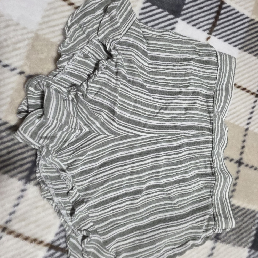 Striped Ruffle Sleeve Top